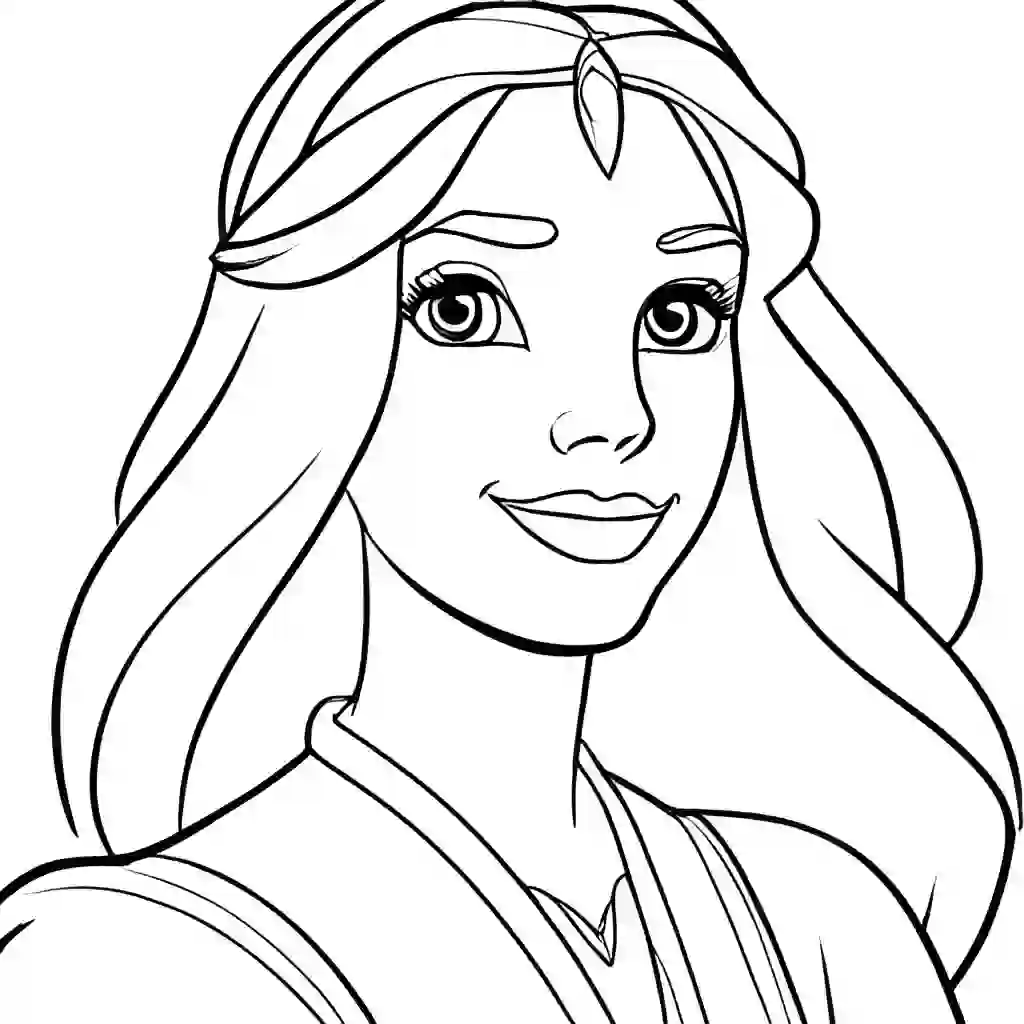 Princess Odette from The Swan Princess coloring pages